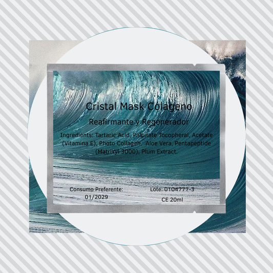 Mascarilla de cristal Cólageno