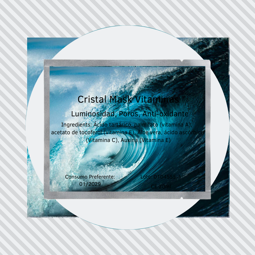 Mascarilla de cristal Vitaminas